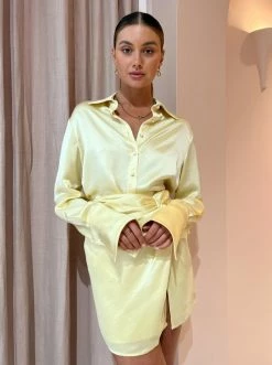 Anna Quan Lana Shirt In Champagne -Coco & Lola Sales AnnaQuan Lowres November 63 600x