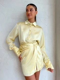 Anna Quan Lana Shirt In Champagne -Coco & Lola Sales AnnaQuan Lowres November 78 600x