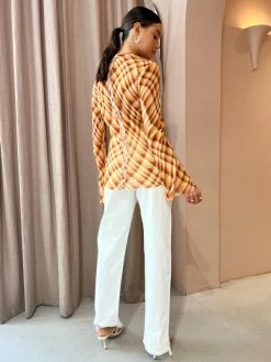 Bec & Bridge Floria Blouse In Golden Hour Check 10 Bec & Bridge Floria Blouse In Golden Hour Check -Coco & Lola Sales Bec Bridge Lowres 58 600x