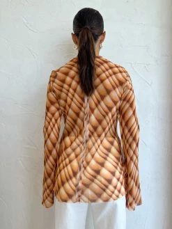 Bec & Bridge Floria Blouse In Golden Hour Check 12 Bec & Bridge Floria Blouse In Golden Hour Check -Coco & Lola Sales Bec Bridge Lowres 64 600x