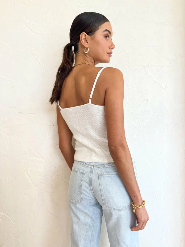 Bec & Bridge Jacinta Knit Tank In Ivory 7 Bec & Bridge Jacinta Knit Tank In Ivory - Image 6