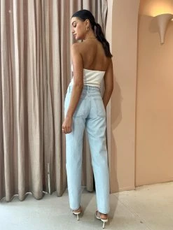 Bec & Bridge Vesna Strapless Knit Top In Ivory -Coco & Lola Sales Bec Bridge Lowres 91 600x