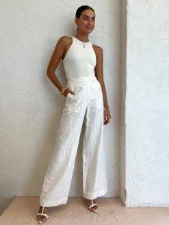 Camilla And Marc Calla Bodysuit In White -Coco & Lola Sales CamillaandMarc Lowres 179 f7ce9d9f 79ae 4ea3 8986 e7e4a3edc070 600x