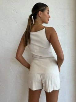 Elka Collective Clifton Knit Top In Cream -Coco & Lola Sales ElkaCollective Lowres 55 600x