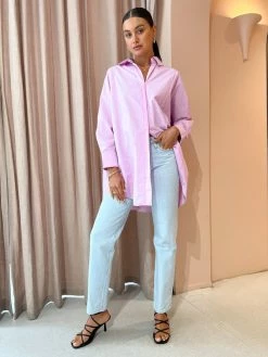 Kinney Bianka Shirt In Violet -Coco & Lola Sales Kinney Lowres 84 600x