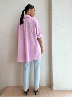 Kinney Bianka Shirt In Violet -Coco & Lola Sales Kinney Lowres 96 600x