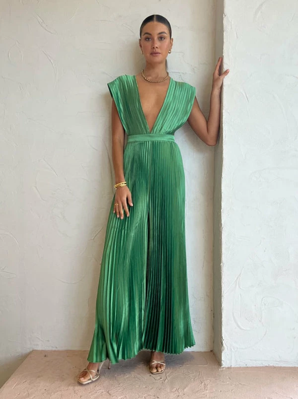 Lidee Gala Jumpsuit In Sea Green 6 Lidee Gala Jumpsuit In Sea Green - Image 4