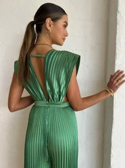 Lidee Gala Jumpsuit In Sea Green 13 Lidee Gala Jumpsuit In Sea Green -Coco & Lola Sales L IDEE Low Res 58 600x