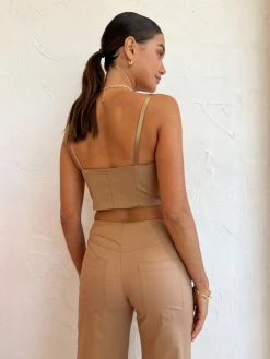 Manning Cartell Cool Clique Bustier In Clay -Coco & Lola Sales ManningCartell Lowres 32 581d2d8a 5a17 4649 9b63 aac2a2d6b60b 600x