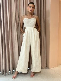 Coco & Lola Sales 9 Mon Renn Glaze Jumpsuit In Natural