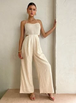 Mon Renn Glaze Jumpsuit In Natural -Coco & Lola Sales Mon Renn Low Res 130 e17b7643 157f 4c0a 8e1f 9548c46bd4f6 600x