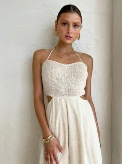 Mon Renn Glaze Jumpsuit In Natural -Coco & Lola Sales Mon Renn Low Res 132 600x