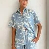 Palm Noosa Palm Lounge Shirt Short Sleeve In Eves Leaves Blue -Coco & Lola Sales PalmNoosa Lowres 21 9b7ed973 a75e 4cd8 880f 6fbf1ea1b660 600x