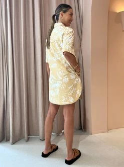 Shona Joy Farrah Short Sleeve Oversized Shirt Dress In Sand/Ivory -Coco & Lola Sales ShonaJoy Lowres 27 2d237644 9a1f 4b5a a92e eeb8d72f18bc 600x