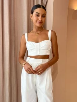 Shona Joy Sara Shirred Back Bustier In Coconut -Coco & Lola Sales ShonaJoy Lowres 19 b940bbab df3a 4bf2 b31a c97018f08dab 600x