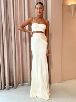 Shona Joy Corded Ruched Bralete In Cream -Coco & Lola Sales ShonaJoy Lowres 2 600x