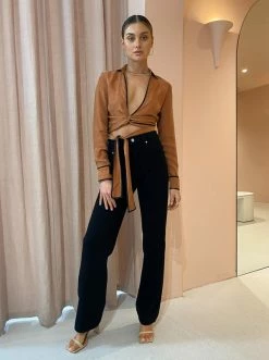 Sover Encore Wrap Shirt In Copper -Coco & Lola Sales Sovere Lowres July 142 600x