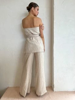 Tojha Penelope Bustier Top In Oyster -Coco & Lola Sales Tojha Lowres 57 600x