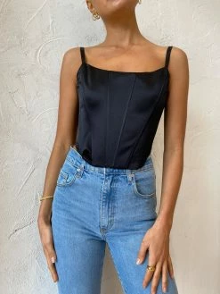 Viktoria & Woods Zeta Bustier In Black -Coco & Lola Sales Viktoria Woods ZetaBustier lowres 21 600x