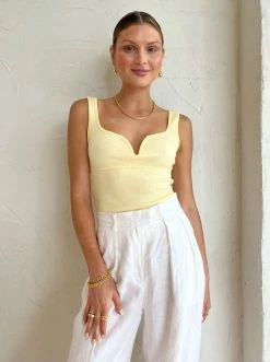 Coco & Lola Sales 31 Viktoria & Woods Dorian Top In Lemon Marle